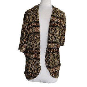 Discreet Womens Cardigan Size Medium Open Front